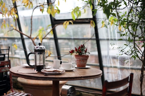 A neighbourhood cafe ready for a small social meetup